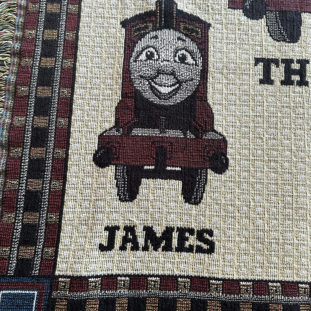 Thomas The Train Tank Engine Woven Tapestry Throw Blanket - Picture 3 of 9